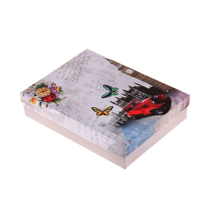 Коробка подарочная "Лондон" 12 х 16 х 3,5 см