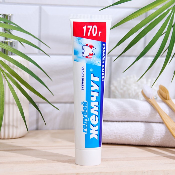 Зубная паста  Голубой жемчуг против кариеса, 170 г
