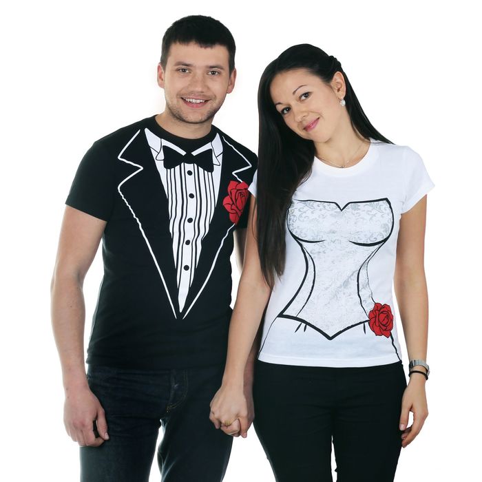 Футболка женская Collorista "Платье" р-р M(46) хлопок 100%