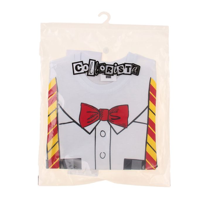 Футболка детская Collorista "Подтяжки", р-р 30 (98-104), хлопок 100%