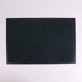 Коврик придверный влаговпитывающий, ребристый, «Стандарт», 50×80 см, цвет зелёный от Сима-ленд