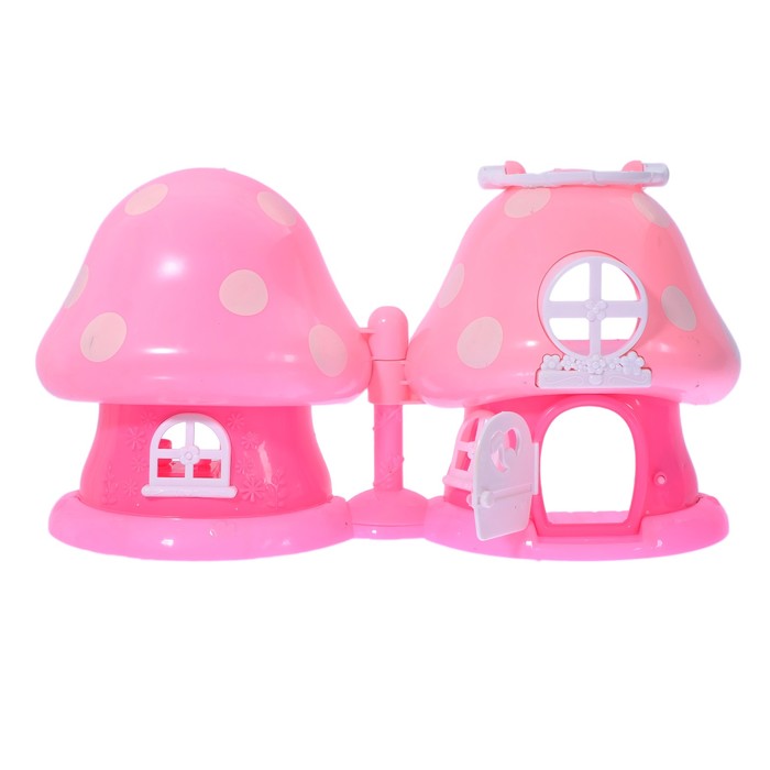 Дом для друзей "Волшебный гриб" с аксессуарами, световой и звуковой эффекты, БОНУС - сказочные эльфы для вырезания