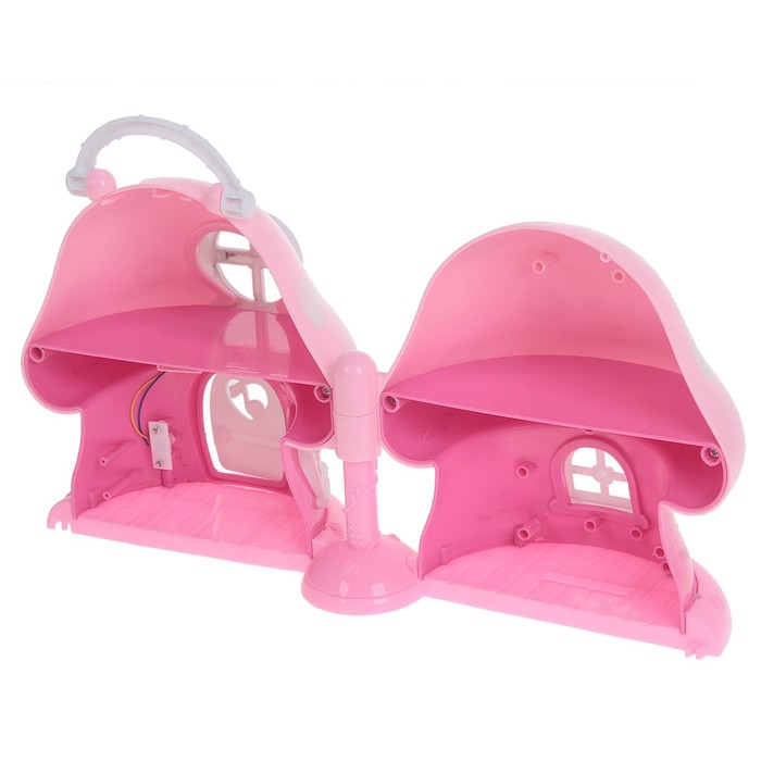 Дом для друзей "Волшебный гриб" с аксессуарами, световой и звуковой эффекты, БОНУС - сказочные эльфы для вырезания