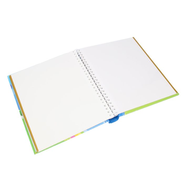 Фотоальбом магнитный на 20 листов "Медведь и радуга" МИКС