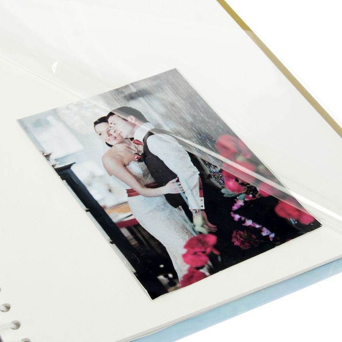 Фотоальбом магнитный на 20 листов "Букет", МИКС