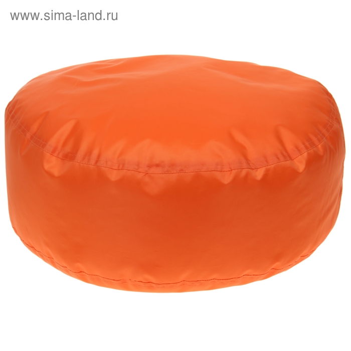 фото Пуф таблетка d50/h15, 100% п/э, несъёмный чехол, цвет оранжевый me-shok