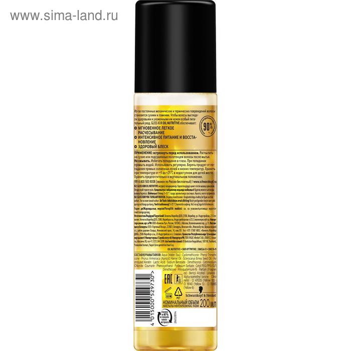 

Экспресс-кондиционер Gliss Kur Oil Nutritive, 200 мл