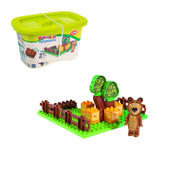 Конструктор "Пчелиная ферма Мишки", 21 деталь