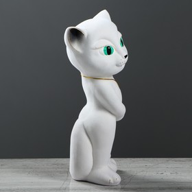 

Копилка "Кошка Анжела", покрытие флок, белая, 35 см