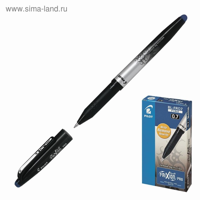 

Ручка гелевая стираемая Pilot Frixion, узел 0.7 мм, чернила синие, цена за 1 шт