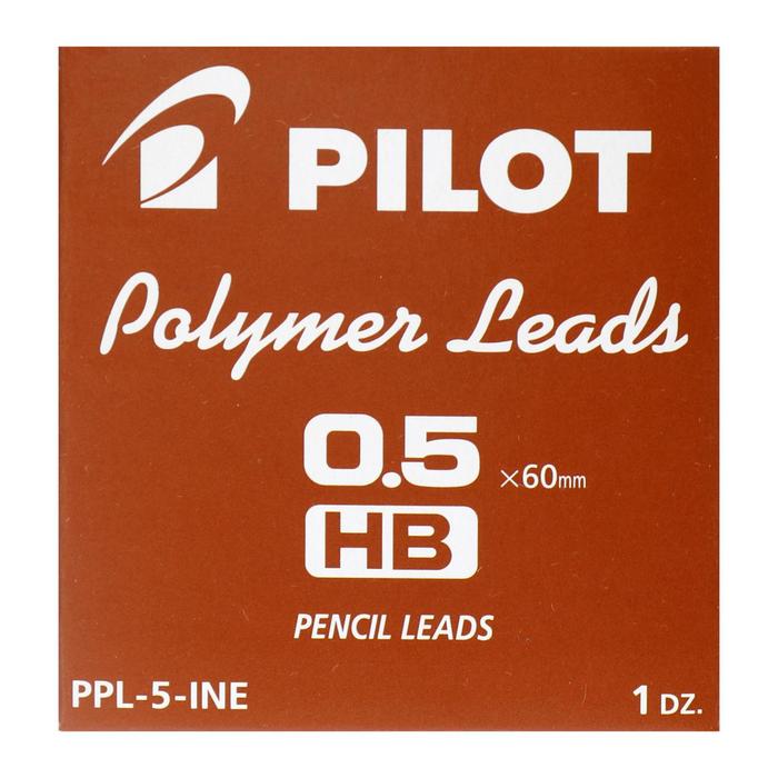 Набор грифелей для механических карандашей Pilot PPL 12 штук 0,5мм