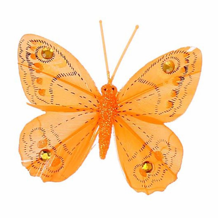 Магнит "Яркая бабочка со стразами" МИКС