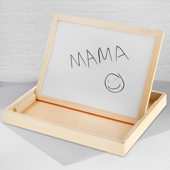 Конструктор магнитный "Транспорт", в деревянной коробке