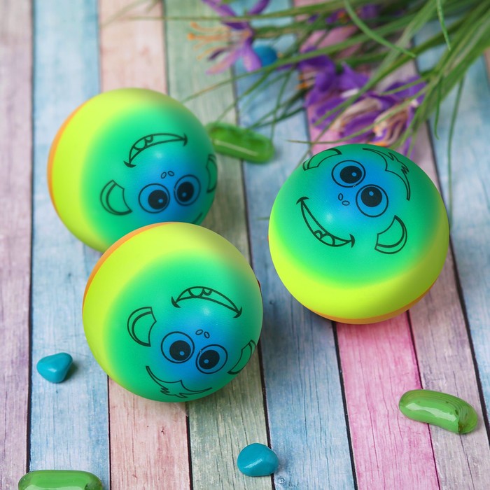 Мягкий мяч "Звери", 10 см