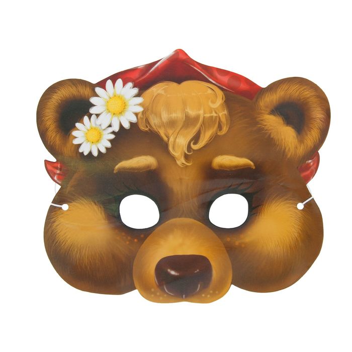 Маска карнавальная "Медведица"