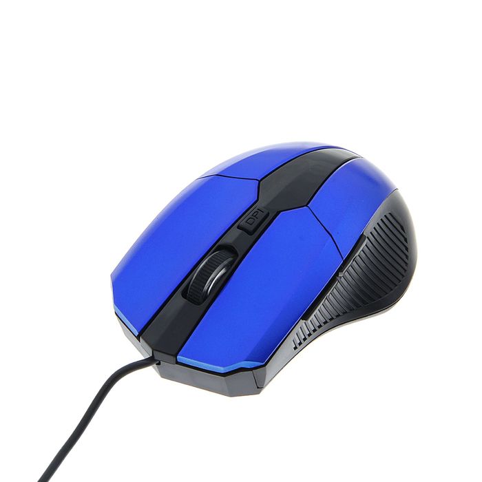 Мышь CBR CM301 Blue, оптическая, проводная, 2400 dpi, 2.4 ГГц, программируемые кнопки