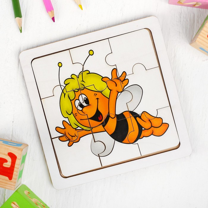 Пазл "Пчёлка с усиками"