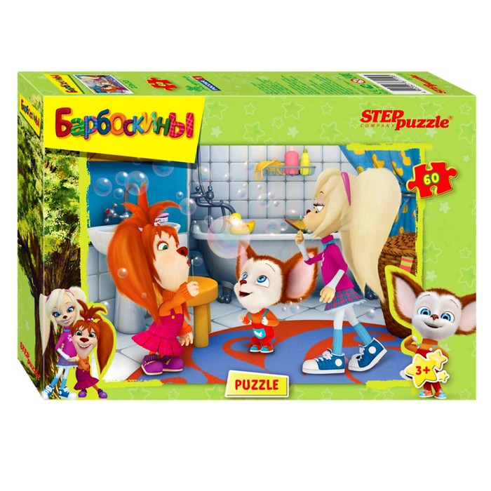 Пазлы "Барбоскины", 60 элементов