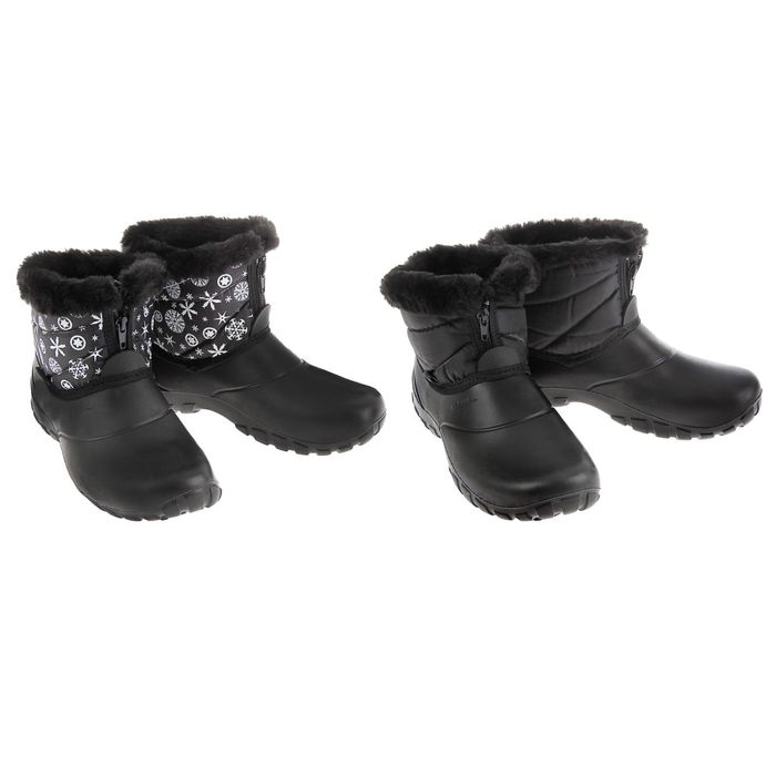 Ботинки женские ЭВА арт. БЭ-0123 (черный МИКС) (р. 37)