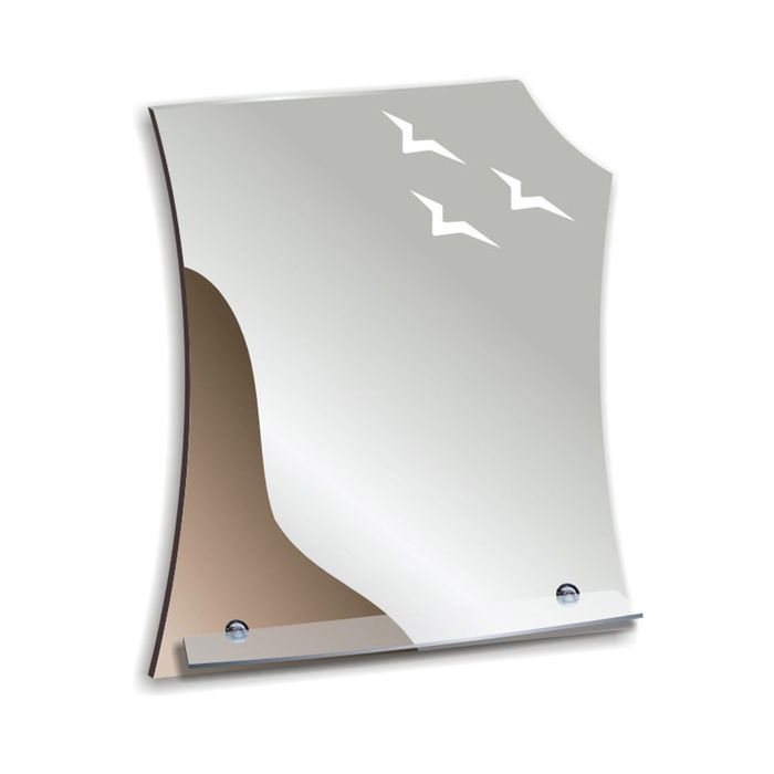 Зеркало настенное "Анталия" , с полочкой