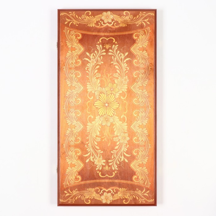 Нарды-шашки "Узор" (доска дерево 60х60 см)