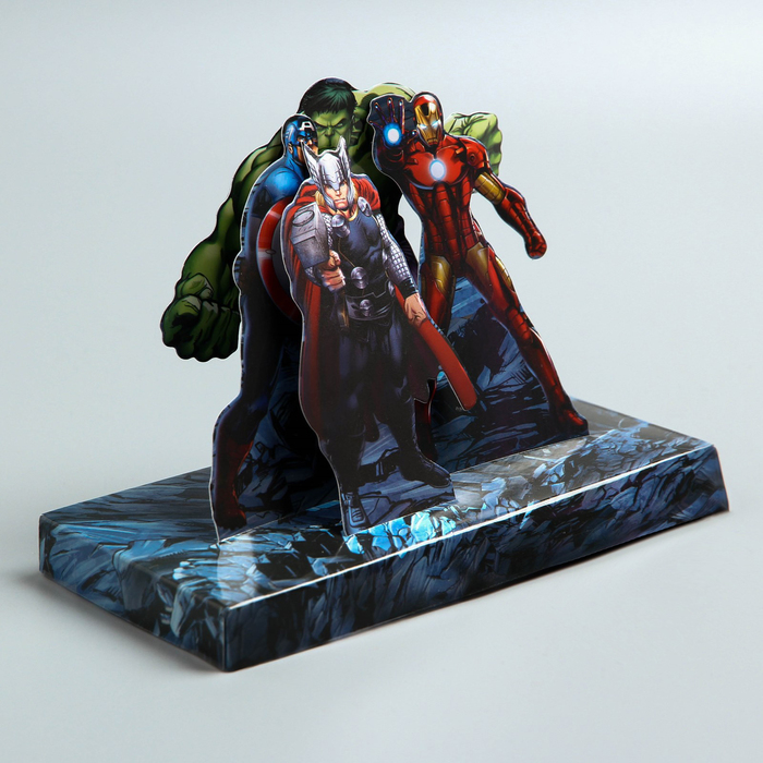 Коробка-тубус подарочная "Ты лучше всех", Мстители, + бонус