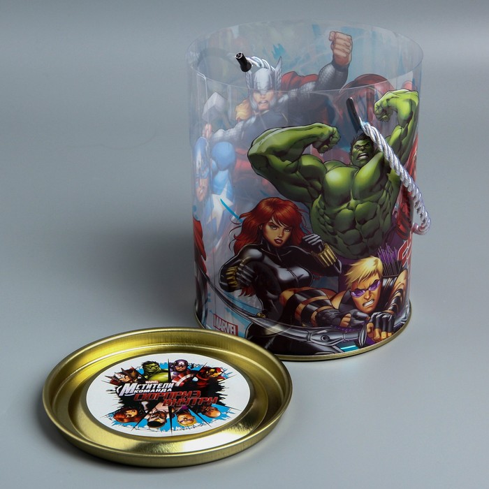 Коробка-тубус подарочная "Ты лучше всех", Мстители, + бонус