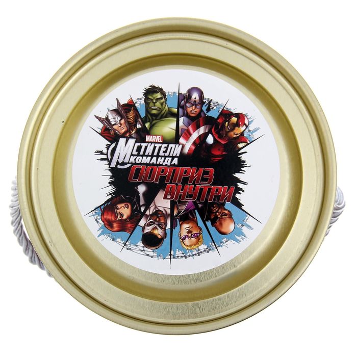 Коробка-тубус подарочная "Ты лучше всех", Мстители, + бонус