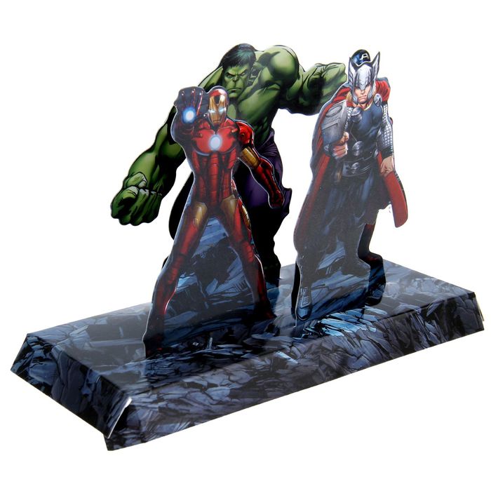 Коробка-тубус подарочная "Ты лучше всех", Мстители, + бонус