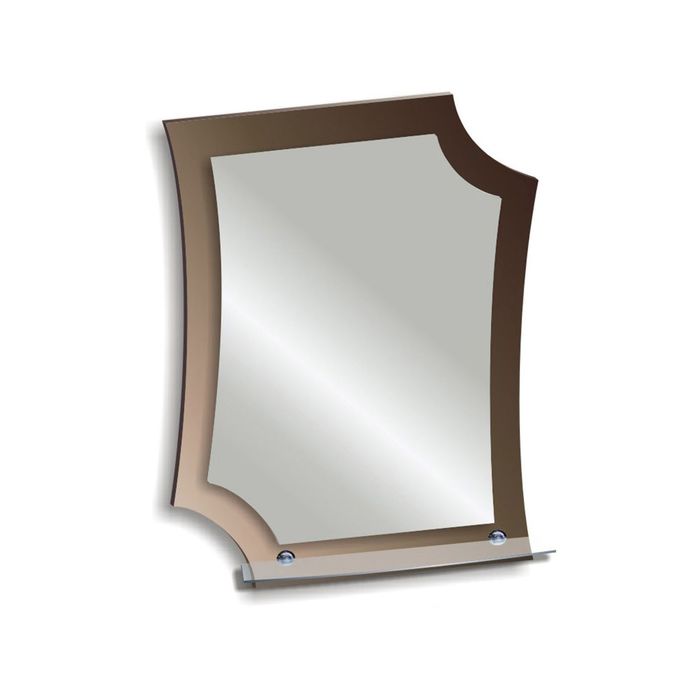 Зеркало настенное "Парус" , с полочкой