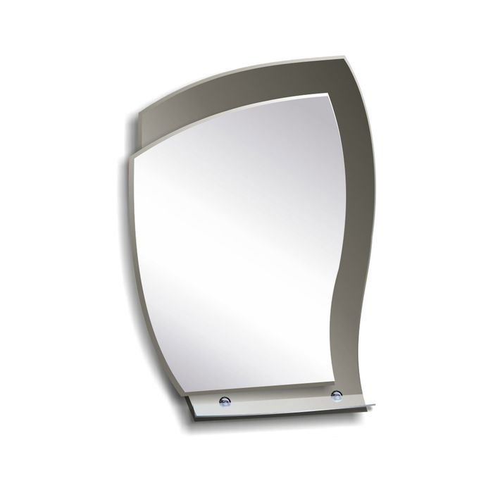 Зеркало настенное "Дуэт" с полочкой