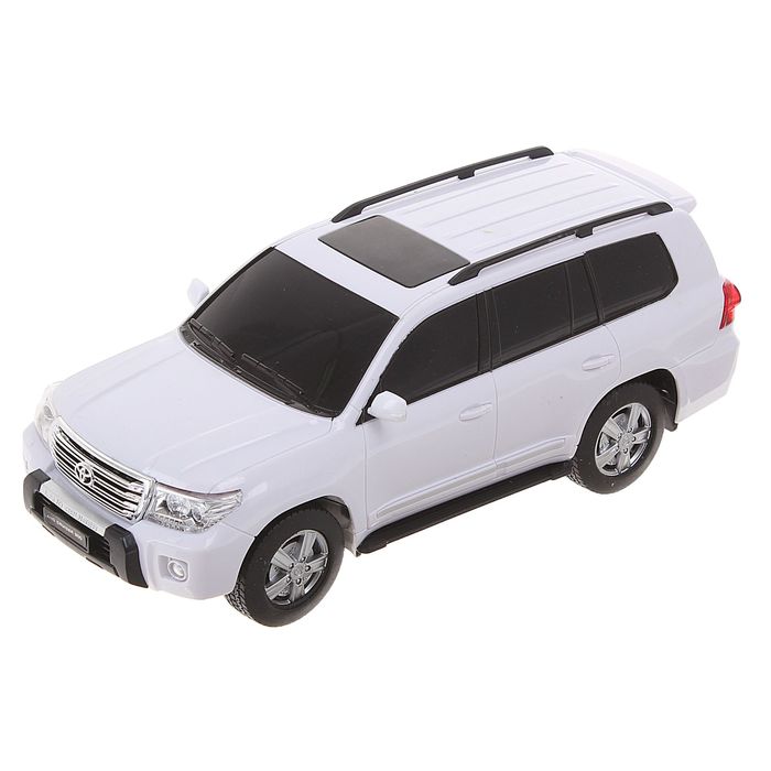 Машина радиоуправляемая "TOYOTA LAND CRUISER 200", работает от батареек, масштаб 1:24, световые эффекты, цвета МИКС