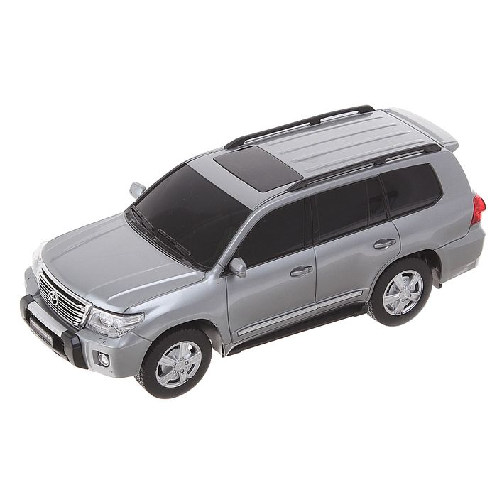 Машина радиоуправляемая "TOYOTA LAND CRUISER 200", работает от батареек, масштаб 1:24, световые эффекты, цвета МИКС