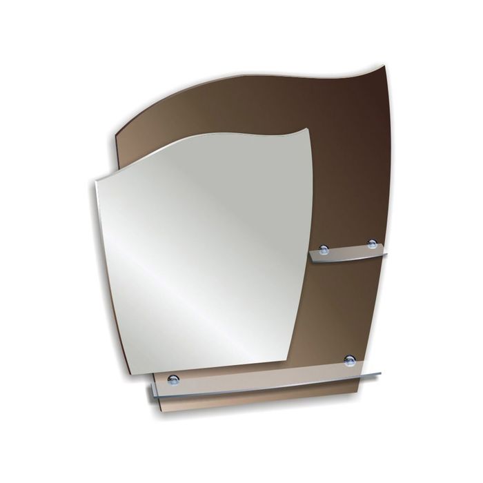 Зеркало настенное "Ардео" , с полочкой