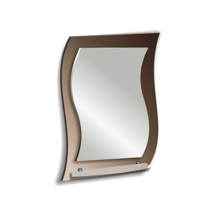 Зеркало настенное "Блеск" , с полочкой