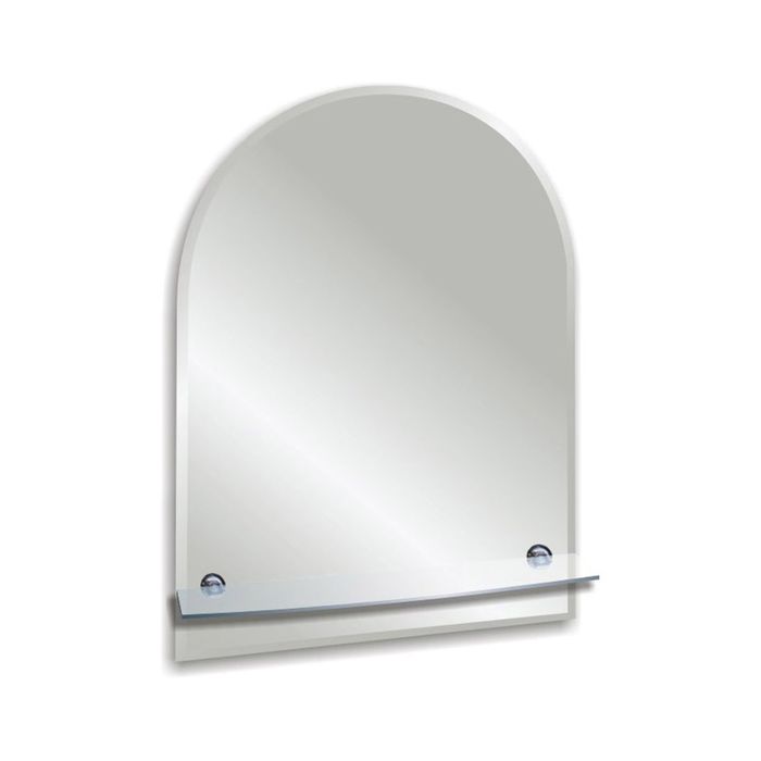 Зеркало настенное "Аркада" 50*67 см, с полочкой