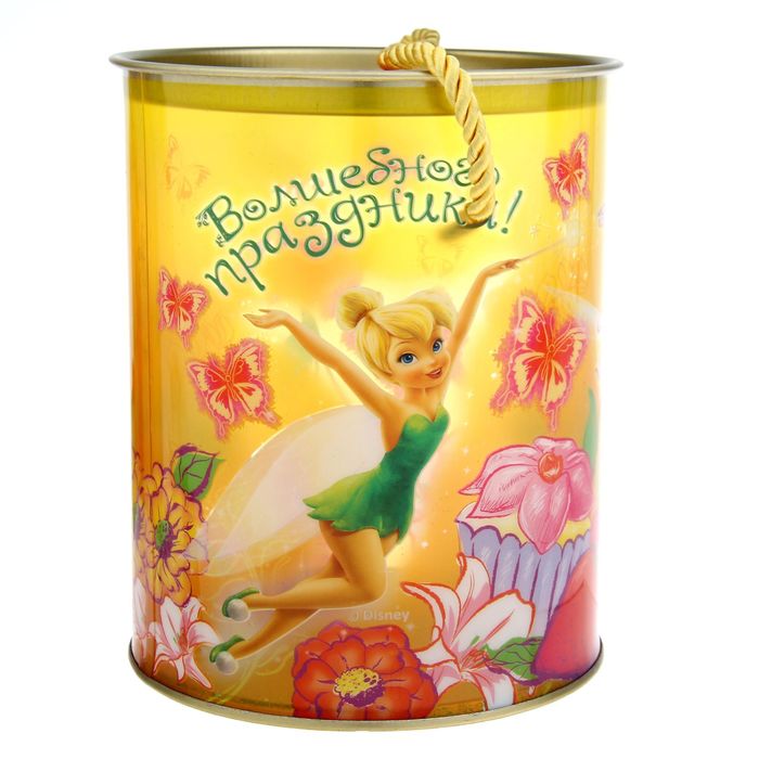 Коробка-тубус подарочная "С Днем Рождения", Феи, + бонус