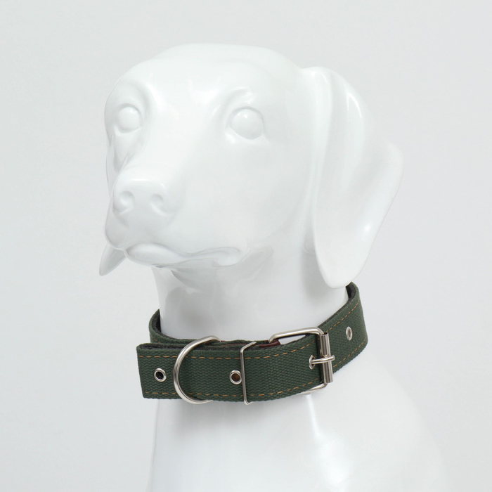 Ошейник брезентовый на фетре, 71 х 3,5 см