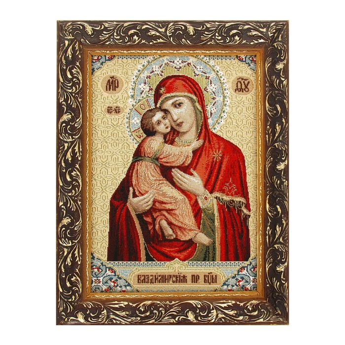 Гобелен-икона "Владимирская Богоматерь"