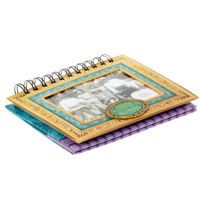 Фотоальбом-фоторамка на гребне "Семейный", 18 фото