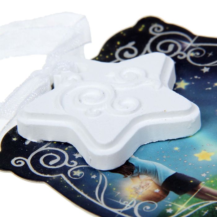 Подвеска-пожелание с гипсом "На счастье"