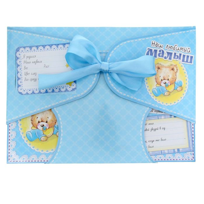 Паспорт малыша в конверте "Самый лучший в мире малыш"