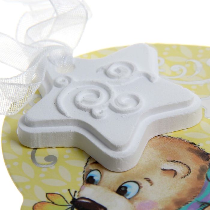 Подвеска-пожелание с гипсом "Отличного настроения"