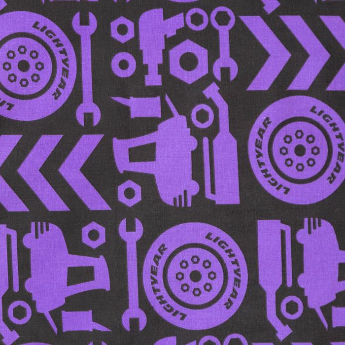 Постельное бельё "Тачки: гонки" 1,5 сп., размер 143*215 см, 150*214 см, 50*70 см -1 шт, 100% хл., поплин