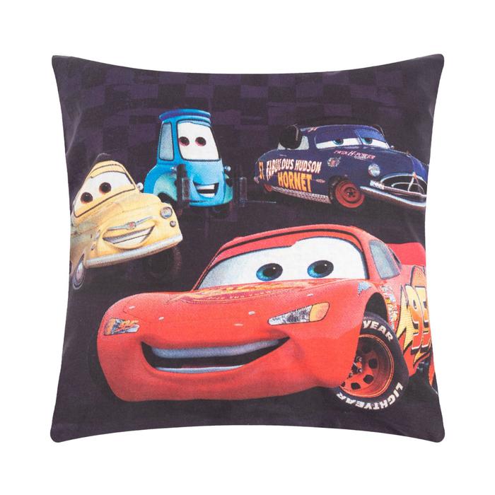 Постельное бельё "Тачки: гонки" 1,5 сп., размер 143*215 см, 150*214 см, 50*70 см -1 шт, 100% хл., поплин