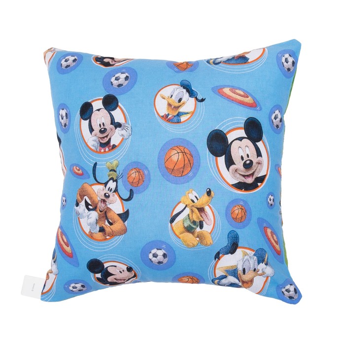 Постельное бельё "Микки Маус и друзья" 1,5 сп., размер 143х215 см, 150х214 см, 50х70 см -1 шт, 100% хлопок, поплин 125 г/м2