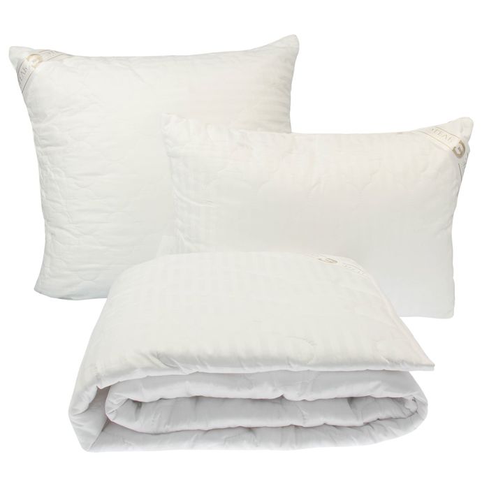 Подушка "Этель" Лебяжий пух 70*70 см, сатин