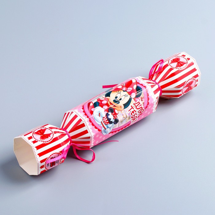 Складная коробка-конфета "Для тебя", Минни Маус, 11х5 см