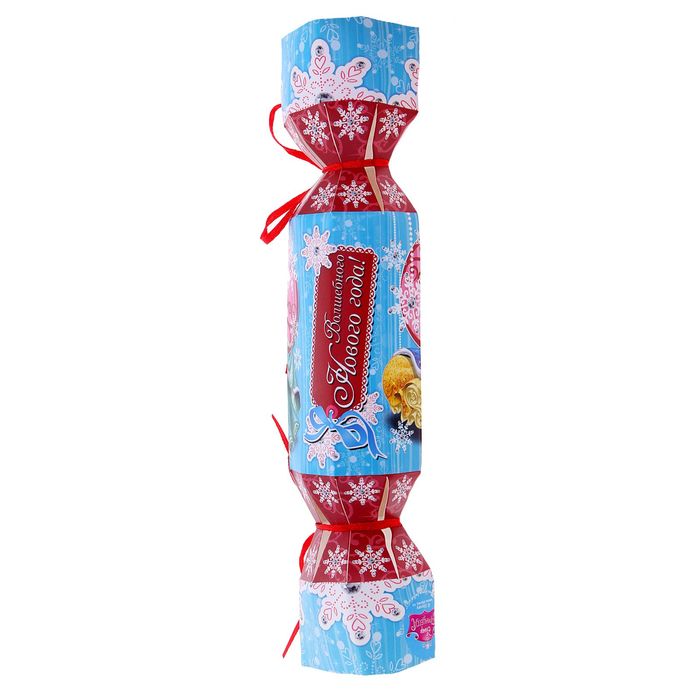 Складная коробка-конфета "Волшебного Нового года", Принцессы,11х5 см