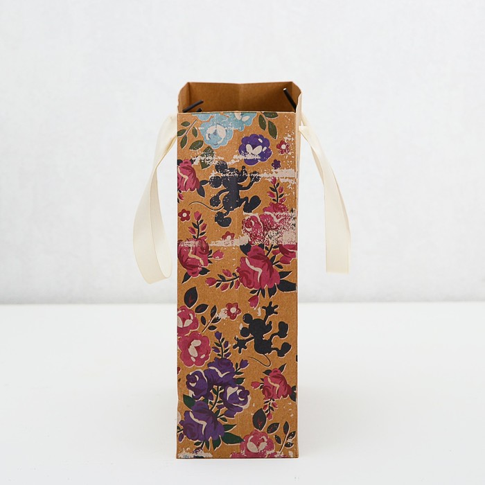 Пакет вертикальный крафт "Супер star", Микки Маус, 18 х 23 см